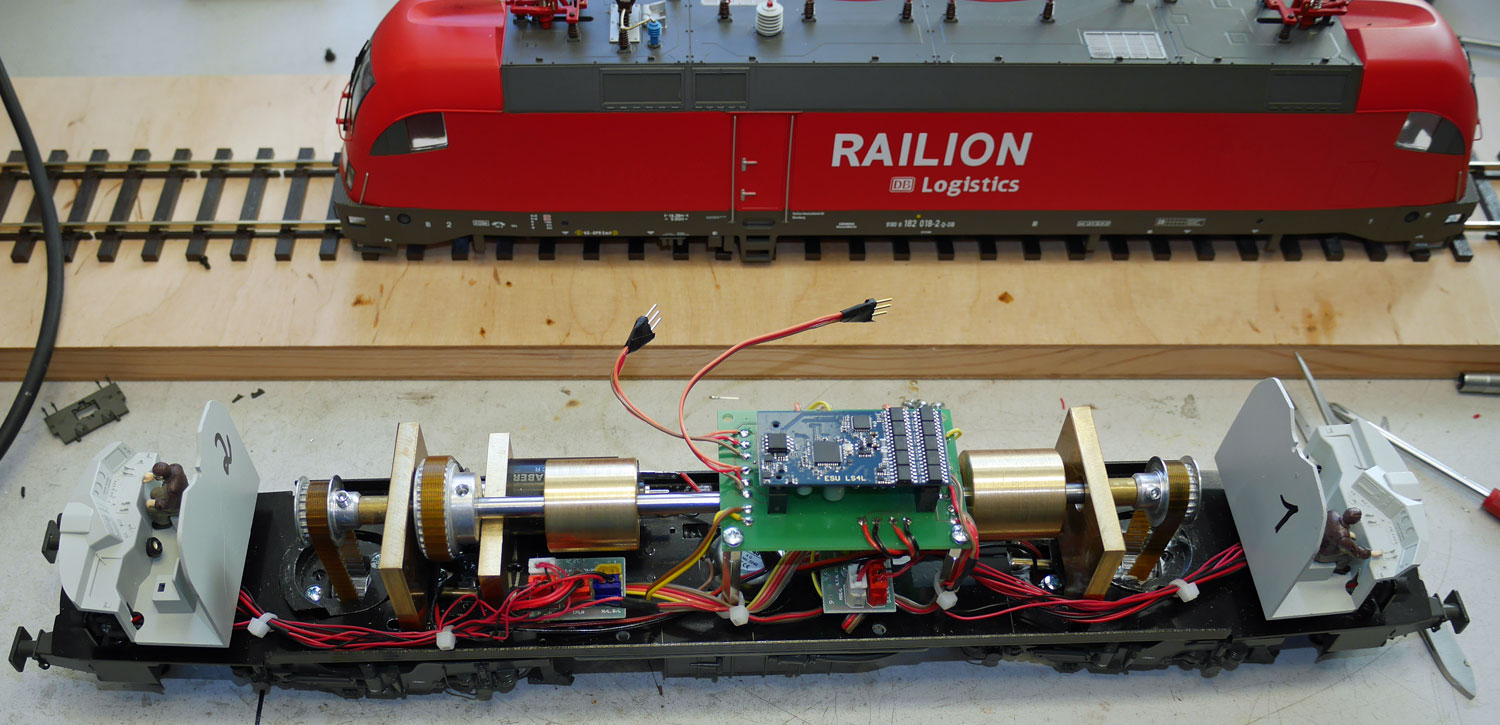 Antrieb und Decoder für MTH Taurus Dummy - Seite 2 - Fahrzeugbau - Spur ...